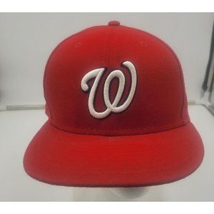 Washington Senators New Era Pro Fitted Baseball Hat Cap  7 5/8  band